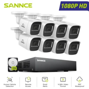 SANNCE 8CH 1080P Security Camera