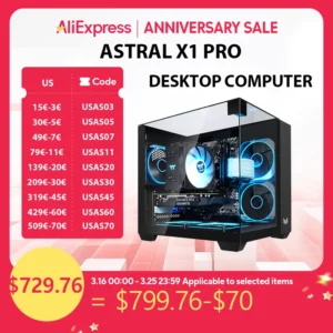 YEAH MAGIC AMD Ryzen 5 5500 Gaming Desktop
