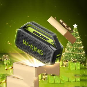 W-KING D9-1 Green Bluetooth Speaker